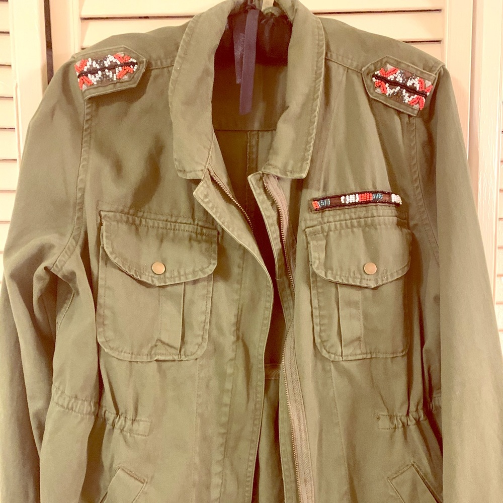 Military embellished jacket